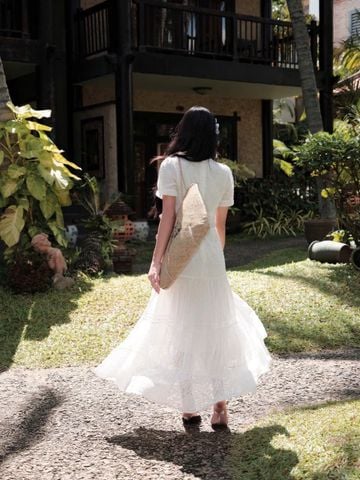 Đầm cotton dài Isabella DAM001