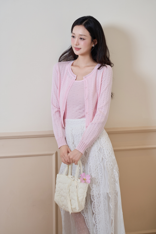 Áo khoác len Beatrice knit cardigan (không bao gồm áo dây Rosy)