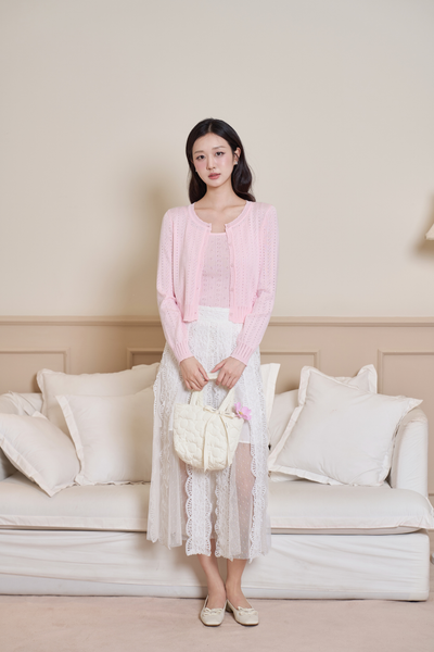 Áo khoác len Beatrice knit cardigan (không bao gồm áo dây Rosy)
