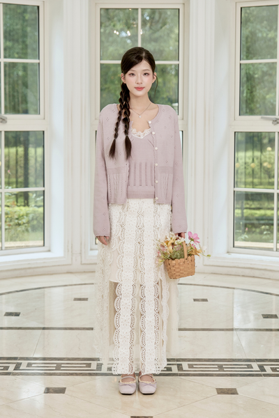 Áo len cặp Dara knit set - Lilac