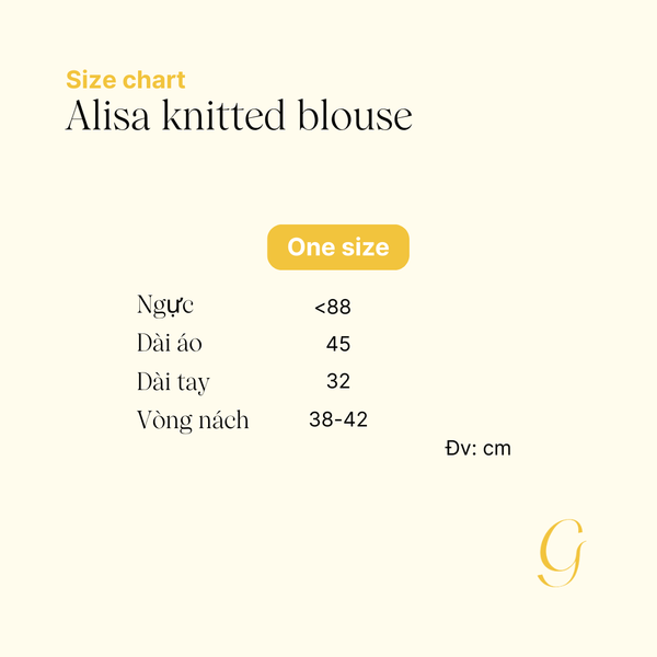 Alisa knitted blouse