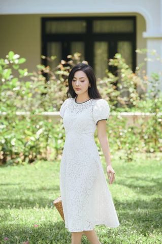 Đầm ren Julie DAM200 - Hồng