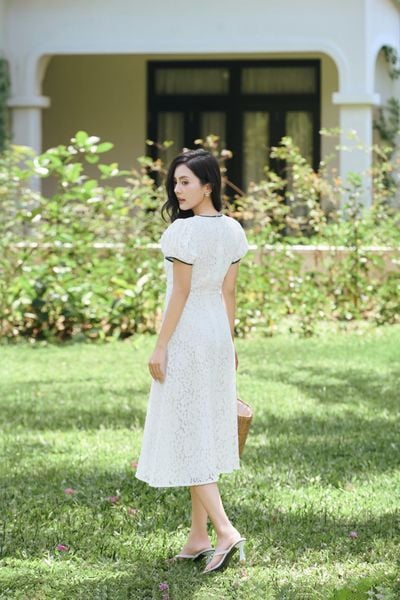 Đầm ren Julie DAM200 - Hồng