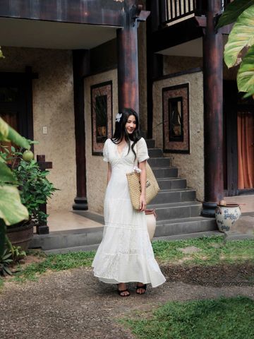 Đầm cotton dài Isabella DAM001