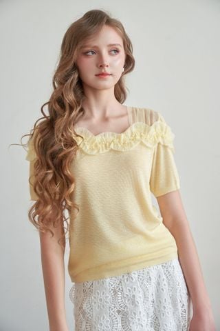 Áo len mỏng Katie - Màu hồng