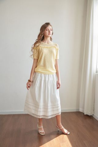 Áo len mỏng Anna - Màu Xanh