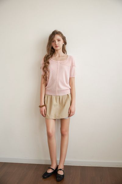 Áo len mỏng Zoey - Màu hồng