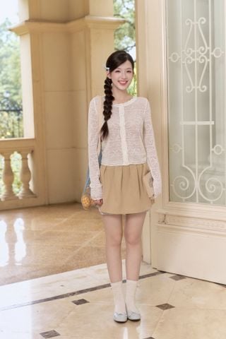 Áo khoác len Macy knit cardigan - Pink
