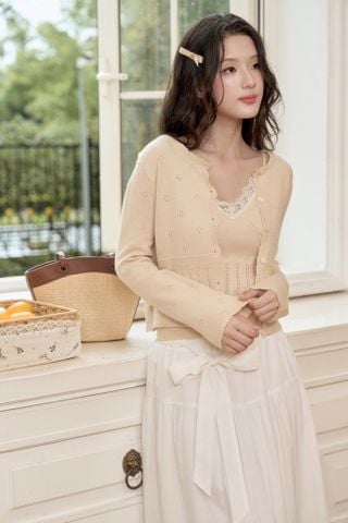 Áo len cặp Dara knit set - Beige