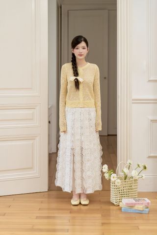 Áo khoác len Macy knit cardigan - Pink