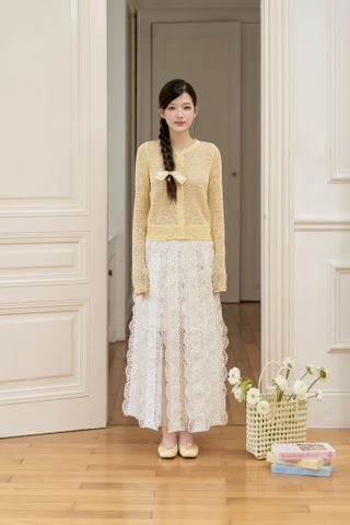 Áo khoác len Macy knit cardigan - Xanh
