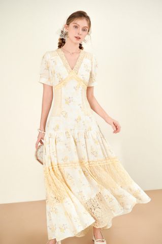 [Pre-order] Đầm Isabella maxi - Hồng