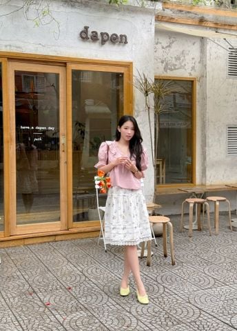 Áo blouse Buttercup - Trắng