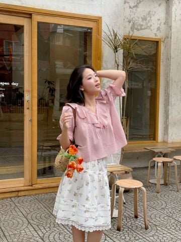 Áo blouse Buttercup - Trắng