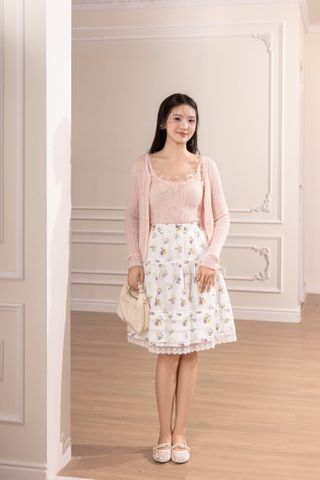 Set áo len Josie - Xanh