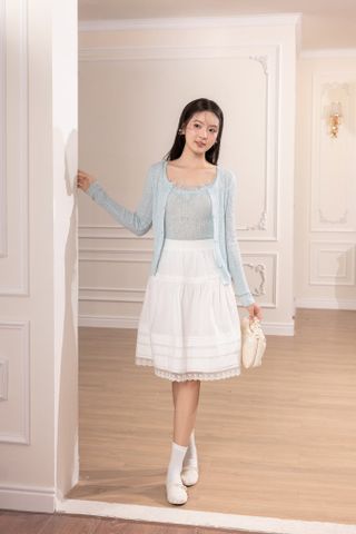 Set áo len Josie - Xanh