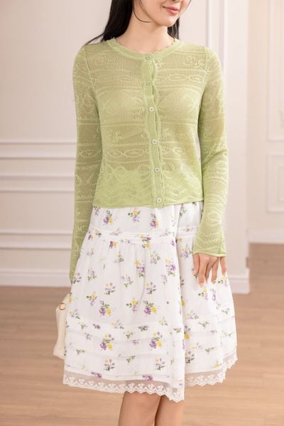 Áo khoác len Macy knit cardigan - Đỏ