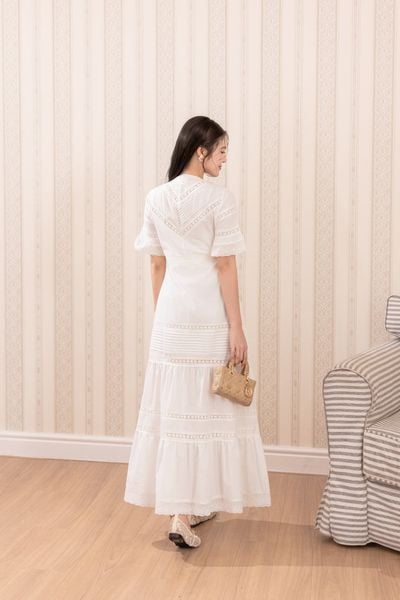 [Pre-order 20% off] Đầm dài Primrose - Hồng đỗ