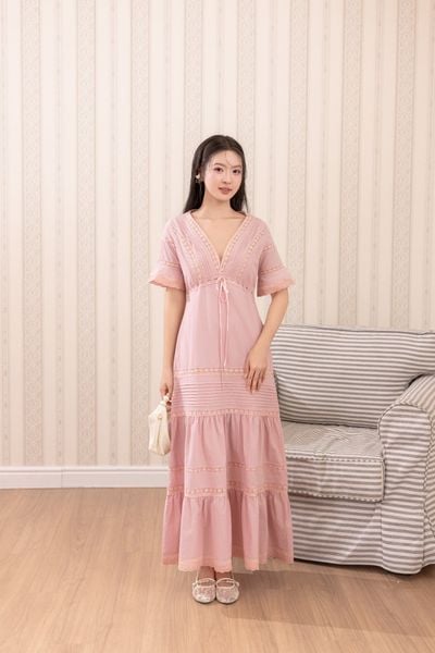 [Pre-order 20% off] Đầm dài Primrose - Trắng