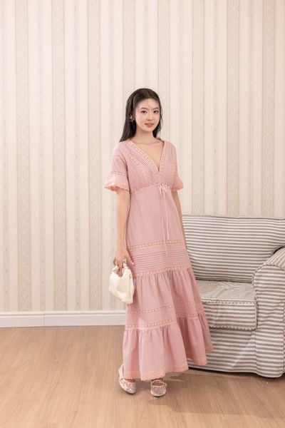 [Pre-order 20% off] Đầm dài Primrose - Trắng