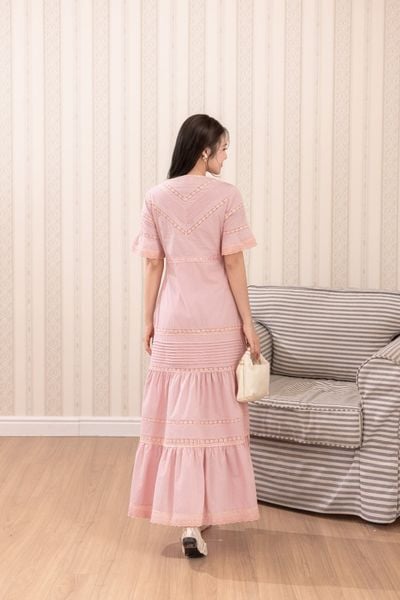 [Pre-order 20% off] Đầm dài Primrose - Hồng đỗ