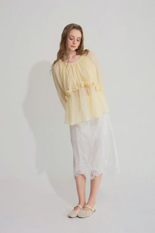 Rosy swing blouse - Hồng