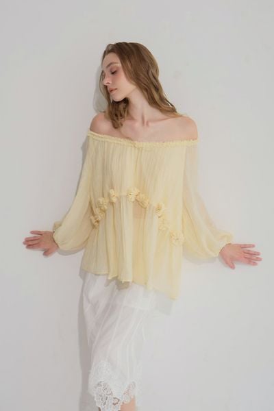 Rosy swing blouse - Hồng