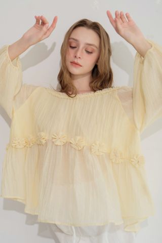 Rosy swing blouse - Hồng