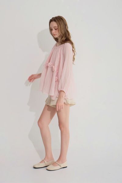 Rosy swing blouse - Hồng