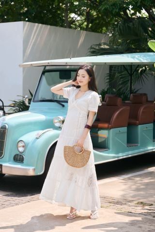 Đầm cotton dài Isabella DAM001