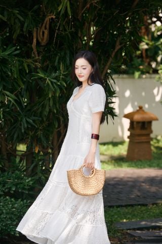 Đầm cotton dài Isabella DAM001
