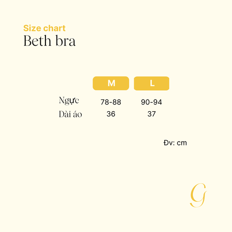 Áo lót Beth bra - White