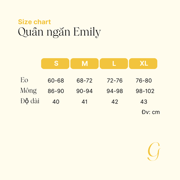 Quần ngắn Emily