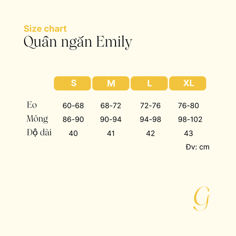 Quần ngắn Emily