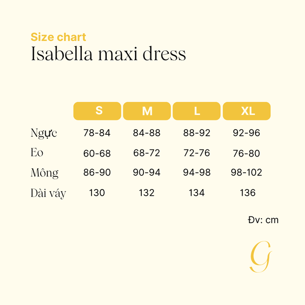 Đầm cotton dài Isabella DAM001