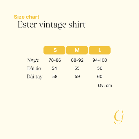 Áo sơ mi kiểu Ester AO101