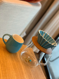  Phễu sứ V60 01 Origami Dripper S Pour over 