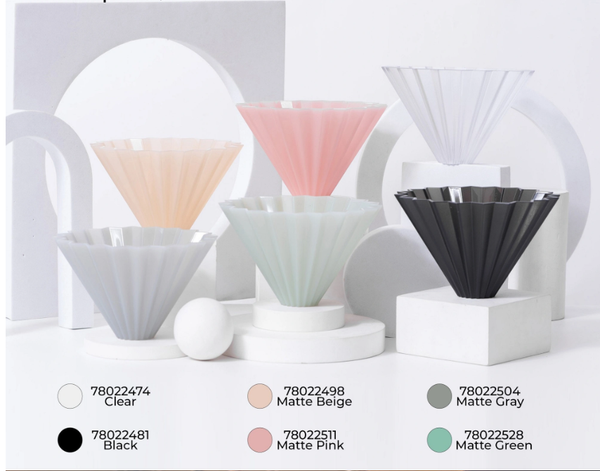  Phễu nhựa V60 02 Origami Dripper Air M Pour over 