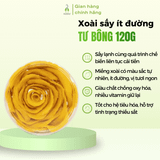 Xoài sấy dẻo Tư Bông ít đường 120g, 150g