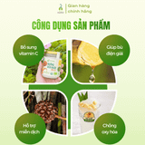 Đường dừa nước hữu cơ Vietnipa lọ 150g, hộp 30 gói