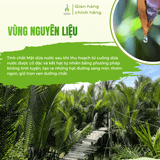 Mật dừa nước hữu cơ Vietnipa 375g, hộp 30 gói