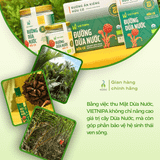 Mật dừa nước hữu cơ Vietnipa 375g, hộp 30 gói