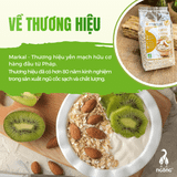 Yến mạch cán dẹt mỏng Markal hữu cơ 500g