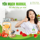 Yến mạch cán dẹt mỏng Markal hữu cơ 500g