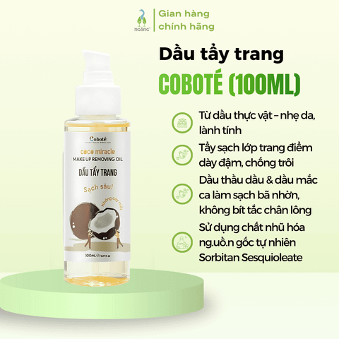 Dầu tẩy trang Coboté 100ml