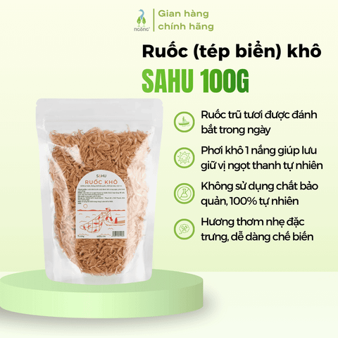 Ruốc (tép biển) khô Sahu 100g