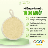 Miếng rửa mặt hình tròn Làng Mướp