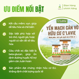 Yến mạch cán vỡ hữu cơ C’LaVie túi 450g