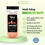 Muối hồng Himalaya Vipep xay nhuyễn hũ nhựa 500g