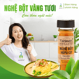 Nghệ bột hữu cơ Vipep dòng Farmer – hũ thủy tinh 40g